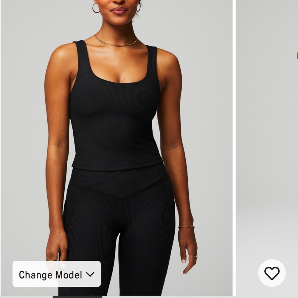 Oasis Ribbed Built In Bra Tank